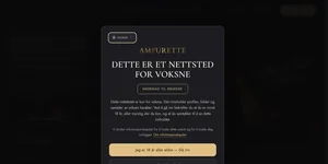 Amourette official Norwegian BankID verified adult platform preview
