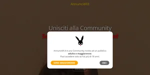 Annunci69 Italy adult classifieds platform preview