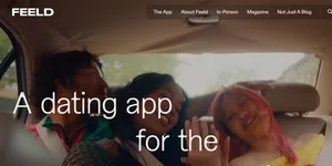 Feeld dating app interface for open-minded couples and singles