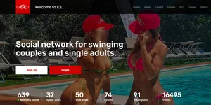IOL.im official Italian swinger and club privé portal preview