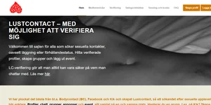 Lustcontact Finland adult lifestyle website preview