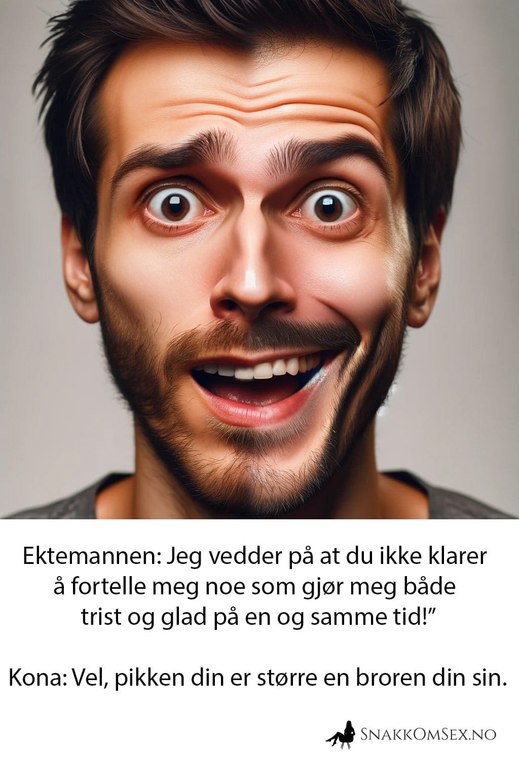 Snakkomsex.no gjør fleip om sex: Du har større pikk enn broren din