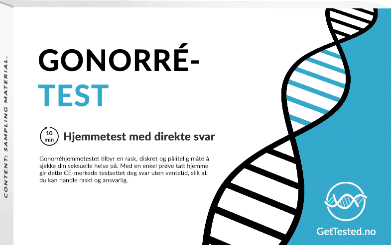 Reklame for gonorretest- ment for nettsiden vår om erotiske noveller