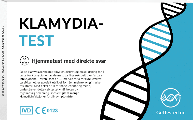 Reklame for klamydiatest - ment for nettsiden vår om erotiske noveller