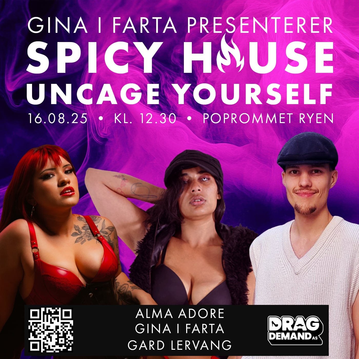 Spicy House uncage yourself event reklame
