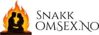 SnakkOmSex standard logo på hvit bakgrunn