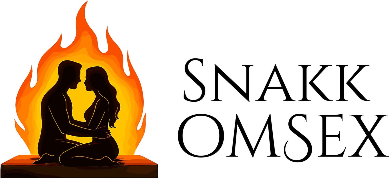 snakkomsex logo standard på hvit bakgrunn