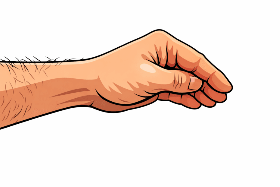 Hånd i fisting-posisjon